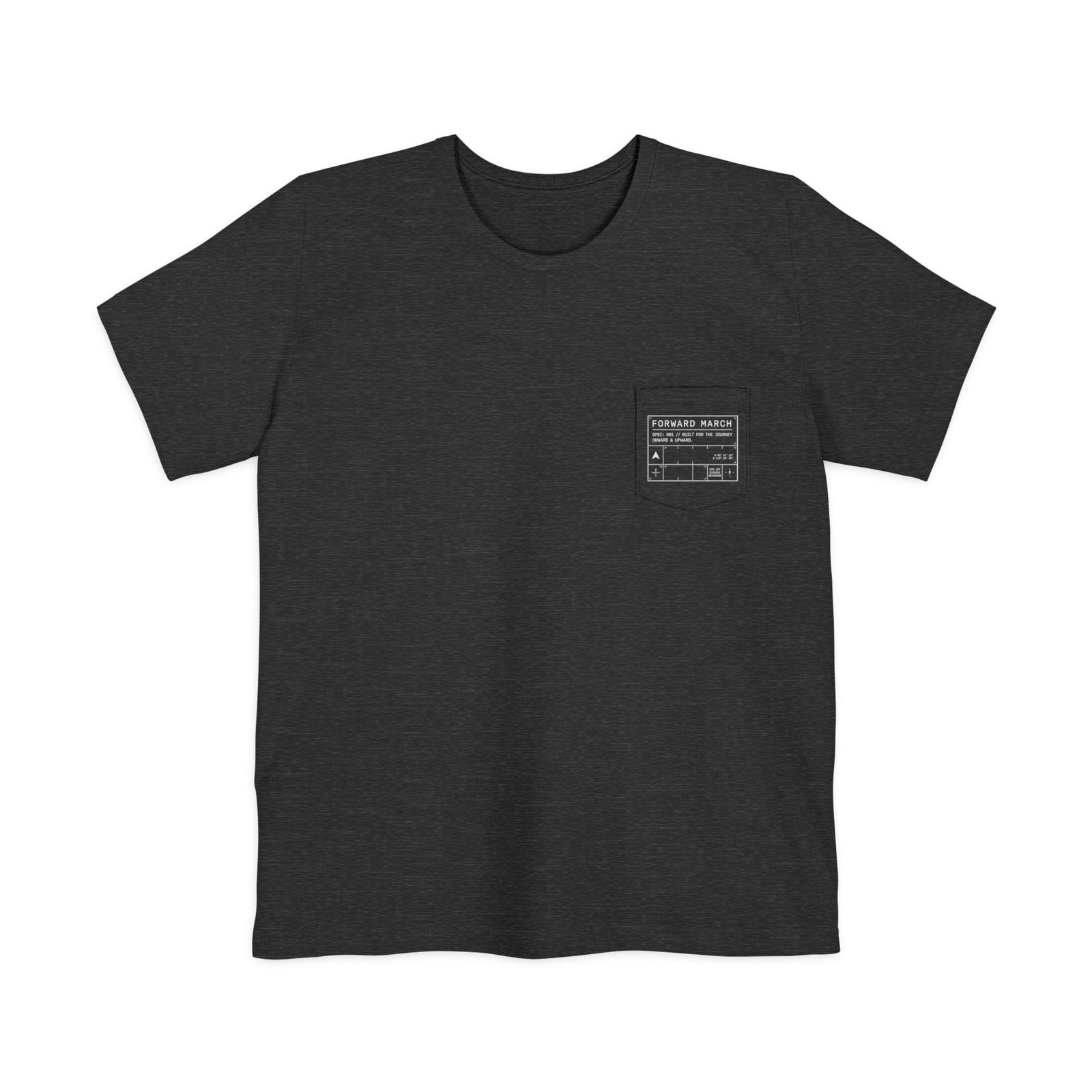 Pocket T-Shirt — Minimal Vintage Label Chest Pocket Tee